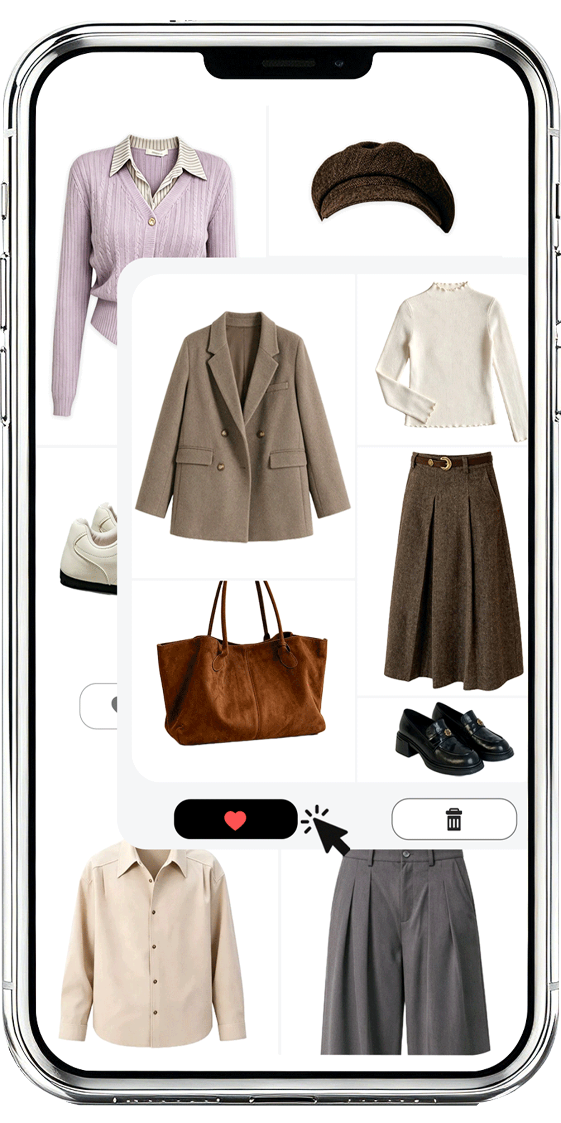 Smart recommendation screenshot
